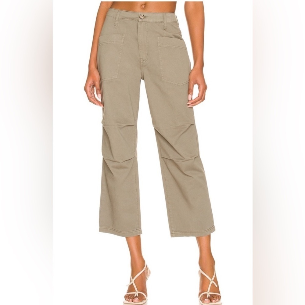 PISTOLA Josie Pleated Utility Pant in Garden Green Size 30 NWOT